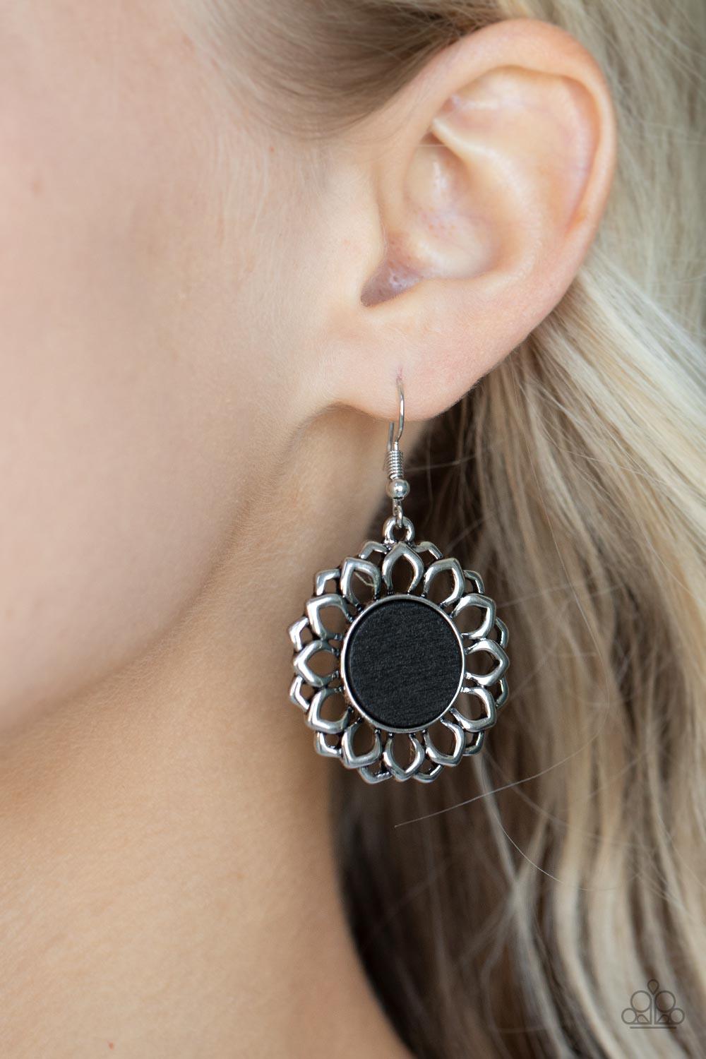 Farmhouse Fashionista Black Earrings - Jewelry by Bretta