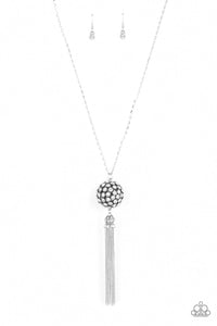Rhinestone Revolution White Necklace - Jewelry by Bretta