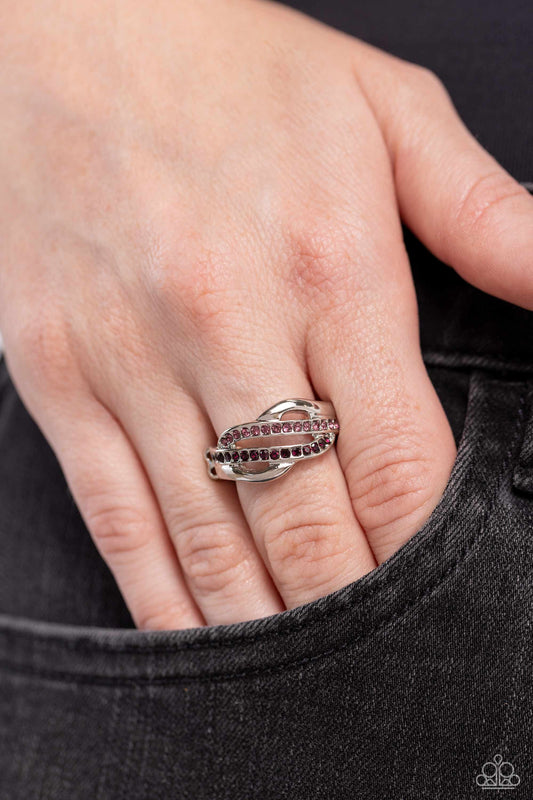 Daintily Dreamy Purple Ring - Jewelry by Bretta
