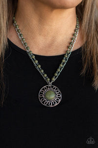 Sahara Suburb Green Necklace - Jewelry by Bretta