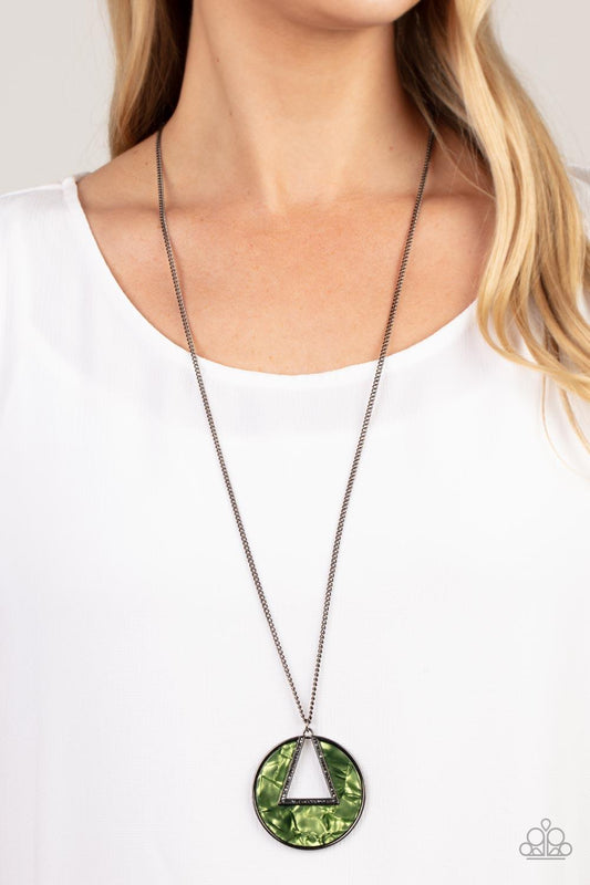 Chromatic Couture Green Necklace - Jewelry by Bretta