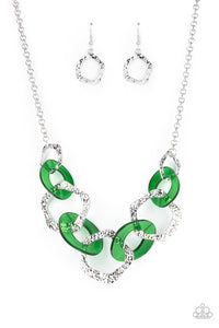 Urban Circus Green Necklace - Jewelry by Bretta