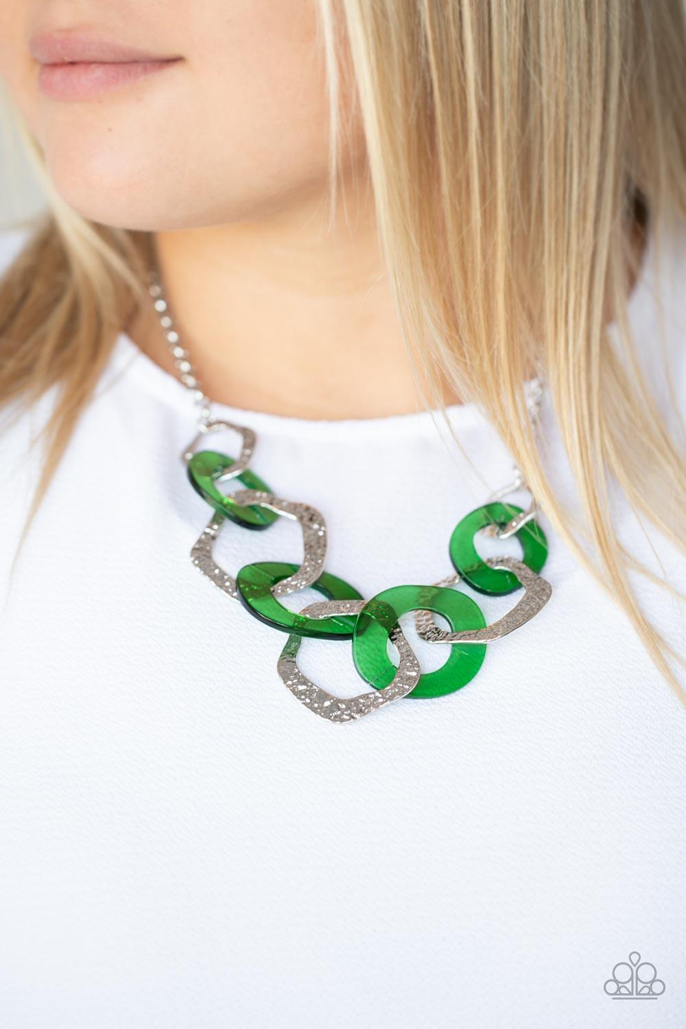 Urban Circus Green Necklace - Jewelry by Bretta
