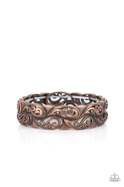 Paisley Portico Copper Bracelet - Jewelry by Bretta