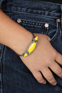 Tribal Trinket Yellow Bracelet - Jewelry by Bretta