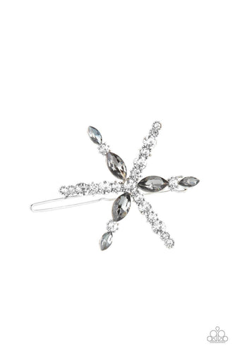 Celestial Candescence Silver Hair Clip - Jewelry by Bretta