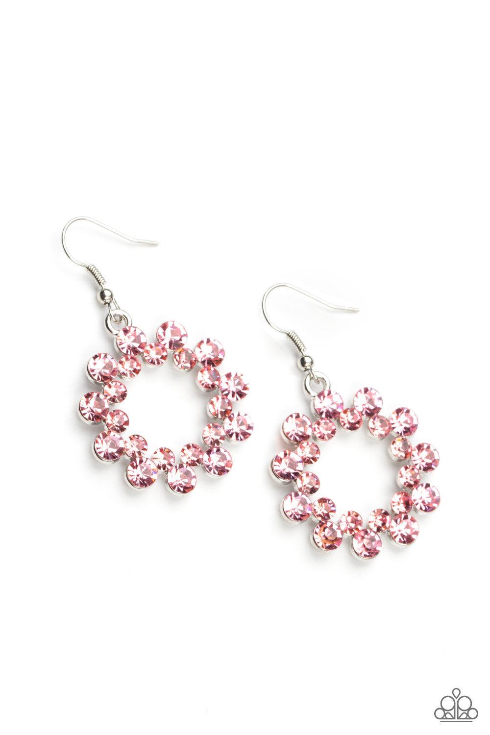 Champagne Bubbles Pink Earrings - Jewelry by Bretta