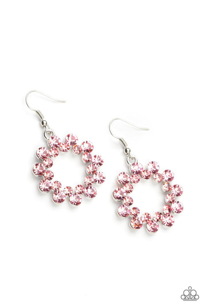 Champagne Bubbles Pink Earrings - Jewelry by Bretta