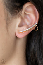 Sleekly Shimmering Gold Earrings - Jewelry by Bretta
