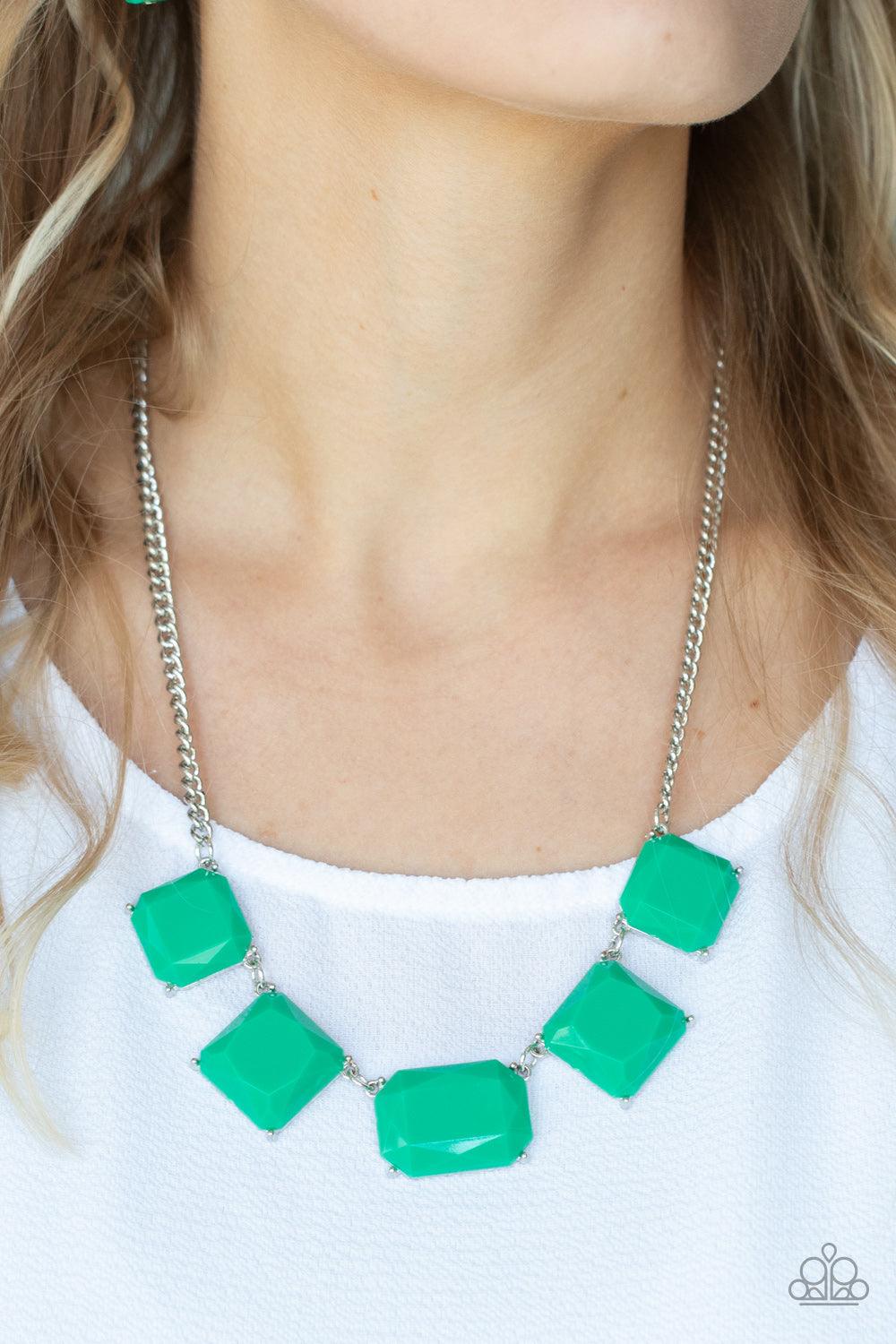 Molten Mogul Green Bracelet - Jewelry by Bretta
