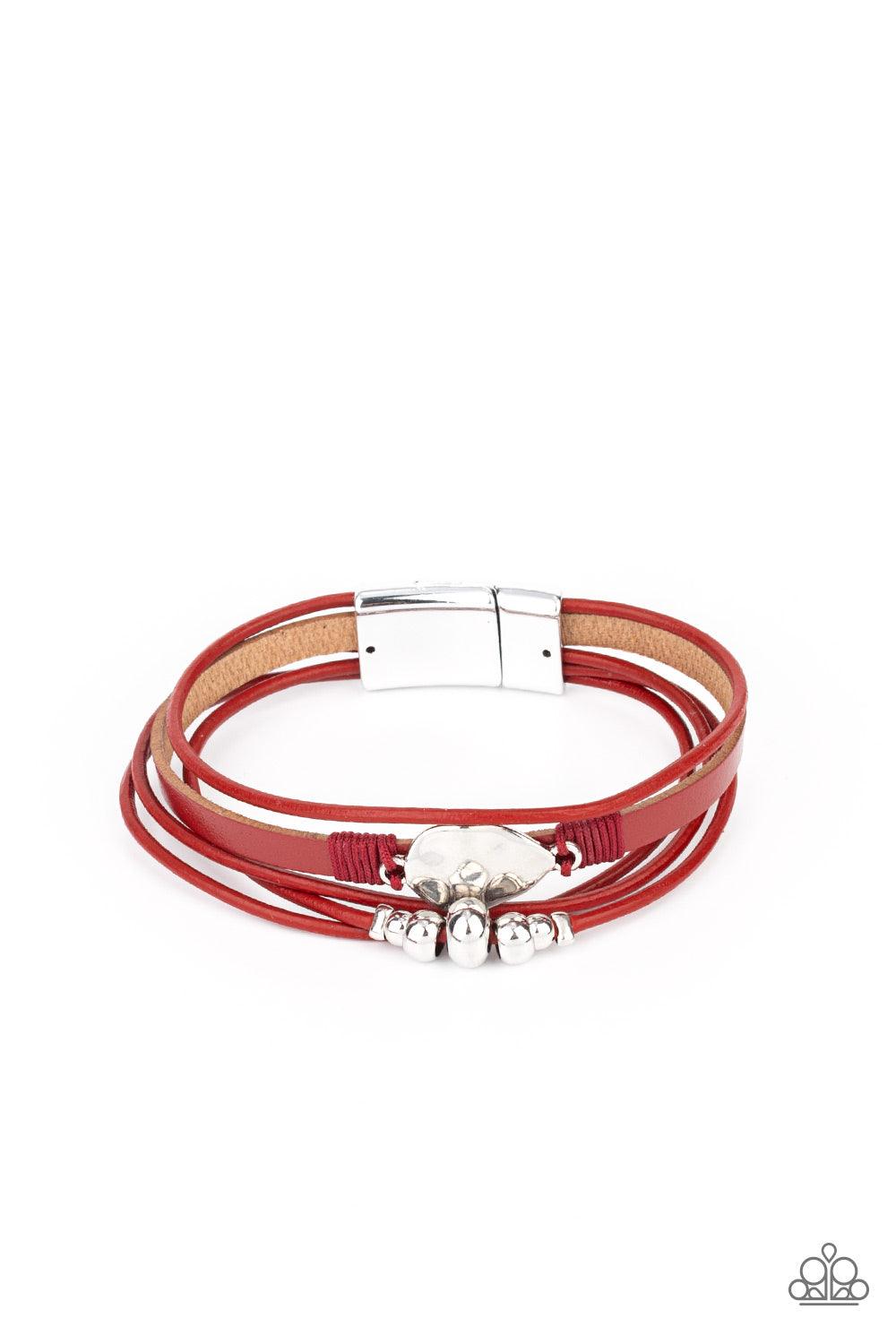 Tahoe Tourist Red Bracelet - Jewelry by Bretta