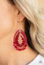 Prana Party Red Earrings - Jewelry by Bretta
