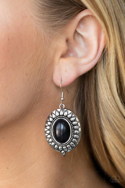 Mesa Garden Black Earrings - Jewelry by Bretta