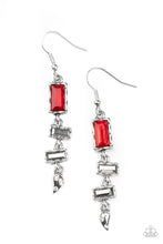 Modern Day Artifact Red Earrings - Jewelry by Bretta