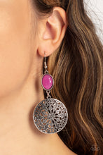 Eloquently Eden Pink Earrings - Jewelry by Bretta