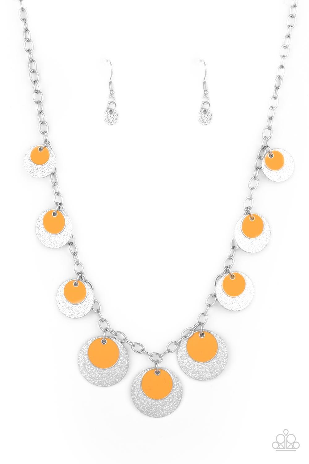 The Cosmos Are Calling Orange Necklace - Jewelry by Bretta