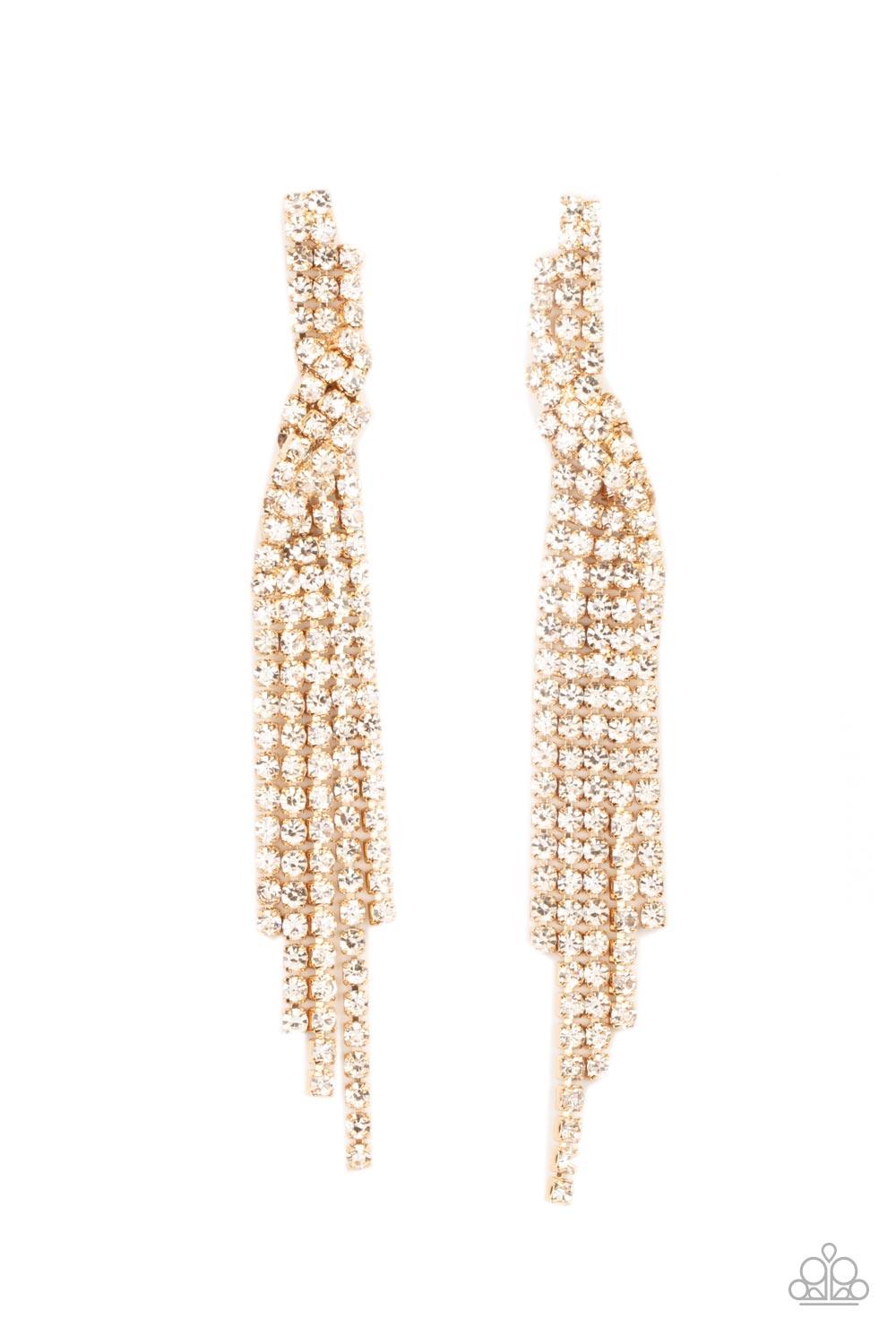 Cosmic Candescence Gold Earrings - Jewelry by Bretta