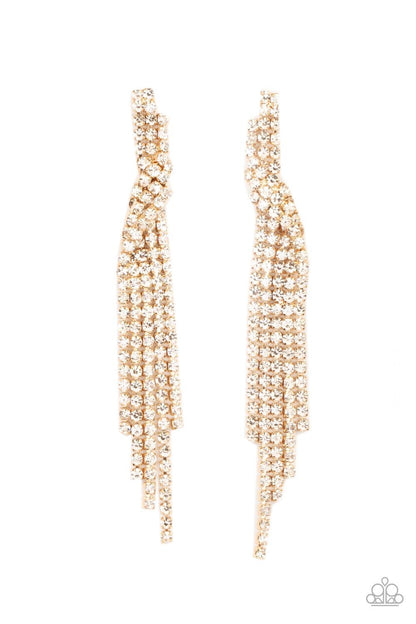 Cosmic Candescence Gold Earrings - Jewelry by Bretta