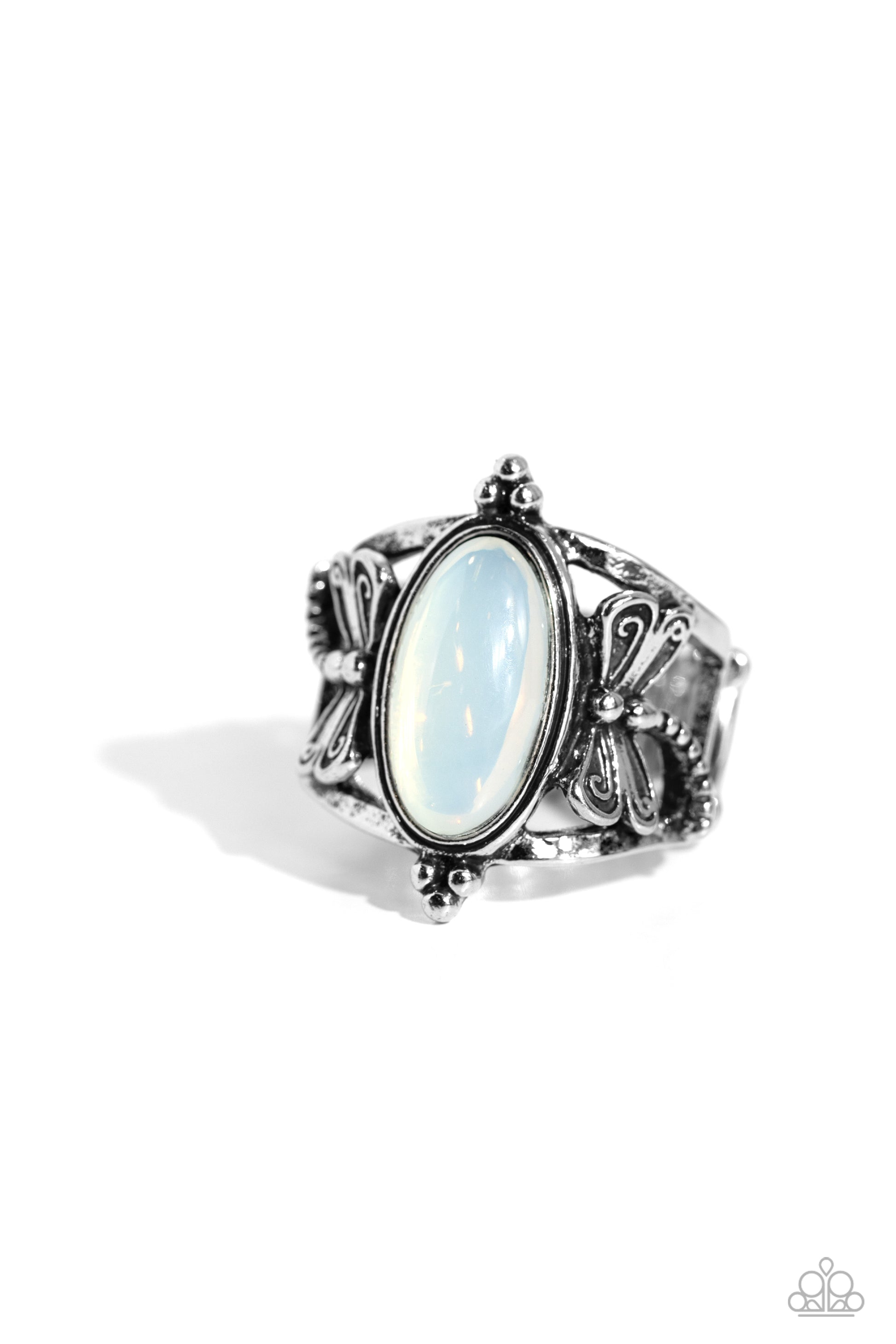 Dance of the Dragonflies White Ring - Jewelry by Bretta