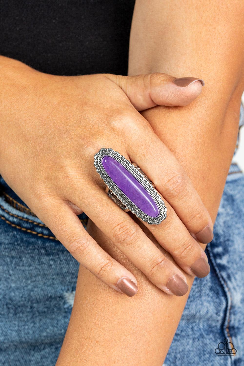  Eco Equinox Purple Ring - Jewelry by Bretta