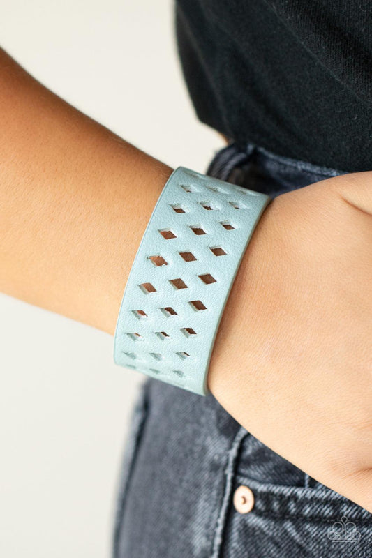 Glamp Champ Blue Bracelet - Jewelry by Bretta