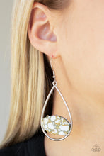 Tropical Terrazzo White Earrings - Jewelry by Bretta