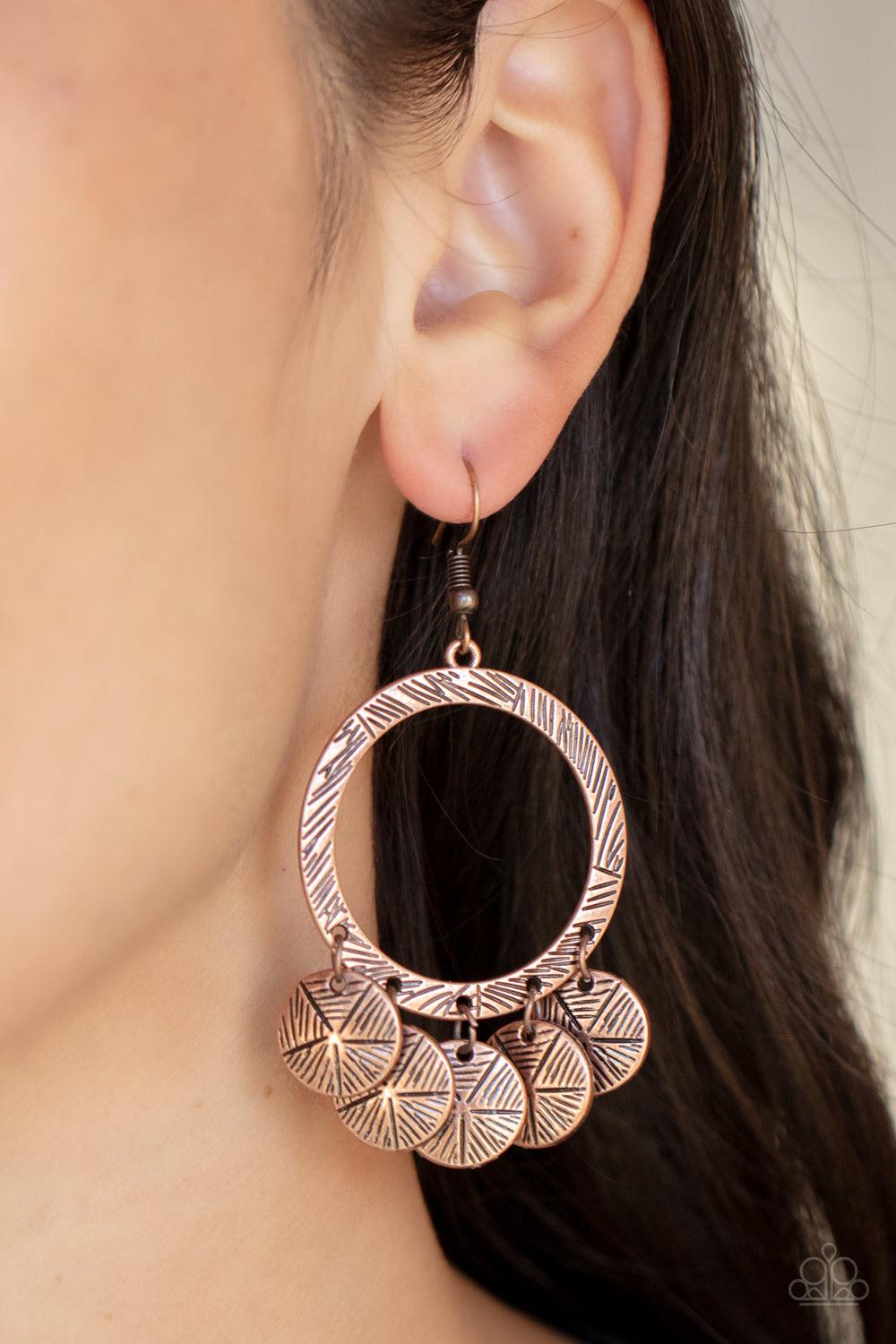 Trinket Tease Copper Earrings - Jewelry by Bretta