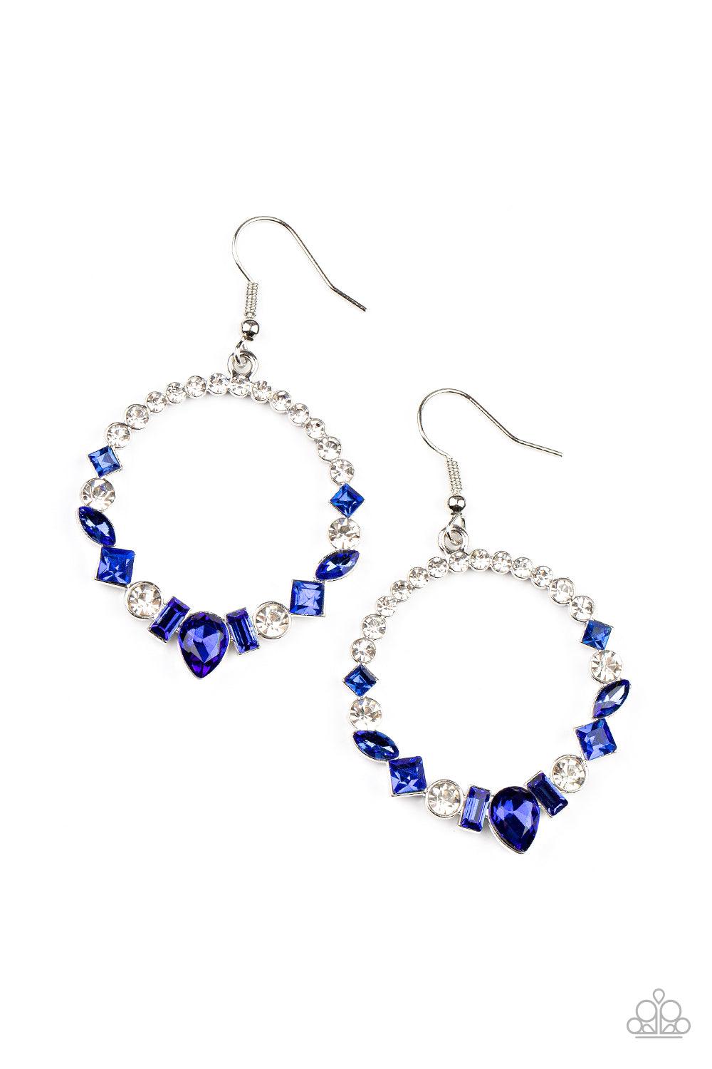 Revolutionary Refinement Blue Earrings - Jewelry by Bretta