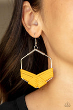 Suede Solstice Yellow Earrings - Jewelry by Bretta