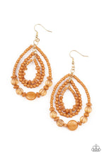 Prana Party Brown Earrings - Jewelry by Bretta