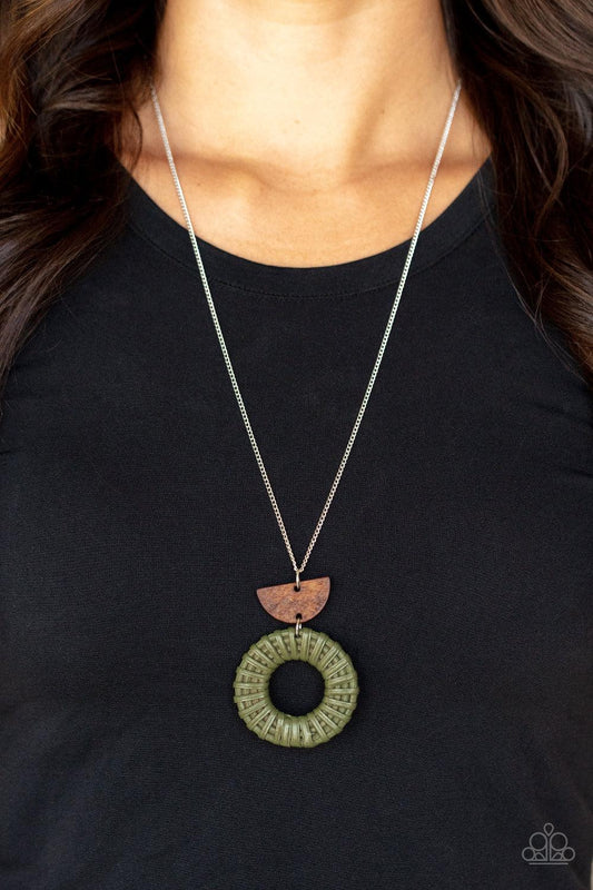 Homespun Stylist Green Necklace - Jewelry by Bretta