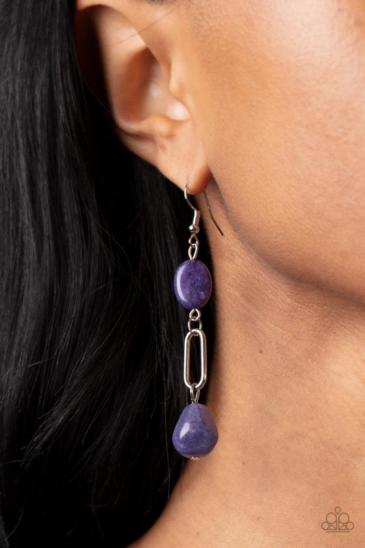 Stone Apothecary Purple Earrings - Jewelry by Bretta