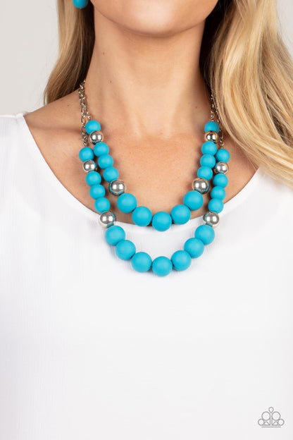 Vivid Vanity Blue Necklace - Jewelry by Bretta