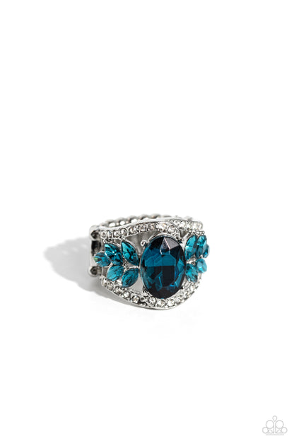 Cosmic Clique Blue Ring - Jewelry by Bretta