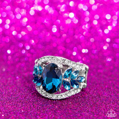 Cosmic Clique Blue Ring - Jewelry by Bretta