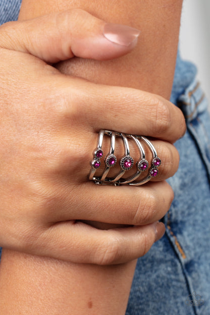 Layer On The Luster Pink Ring - Jewelry by Bretta