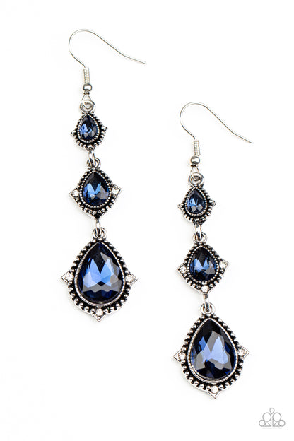Prague Princess Blue Earrings - Jewelry by Bretta