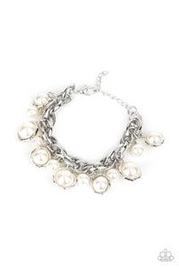 Orbiting Opulence White Bracelet - Jewelry by Bretta