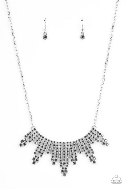 Skyscraping Sparkle Silver Necklace  - Jewelry by Bretta