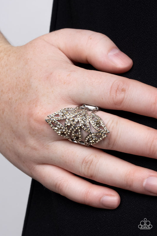 Fiery Foliage Brown Ring - Jewelry by Bretta