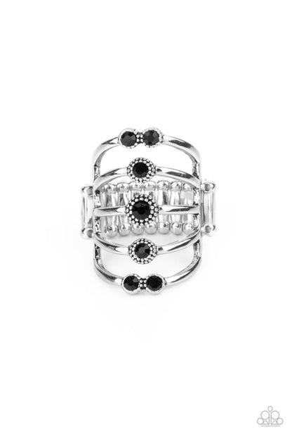 Layer On The Luster Black Ring - Jewelry by Bretta