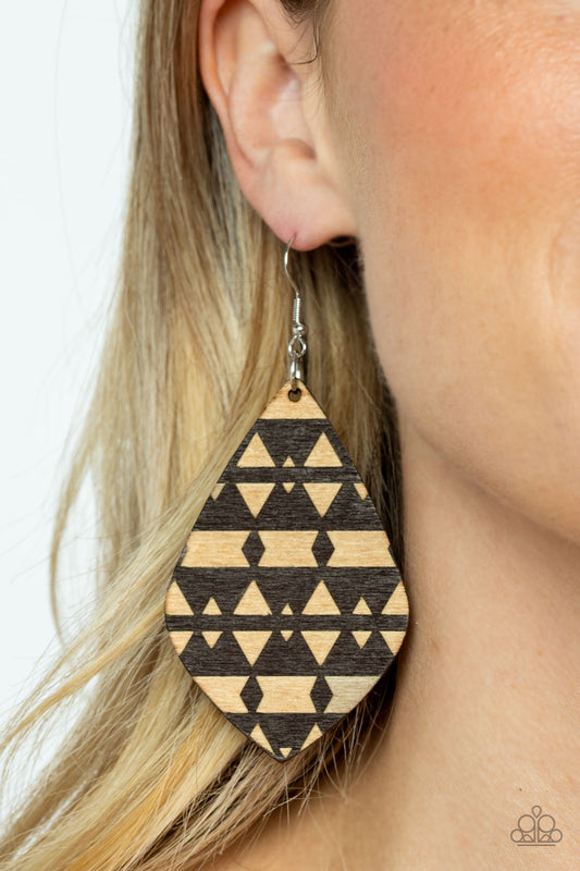 Zimbabwe Zoo Brown Earrings  - Jewelry by Bretta