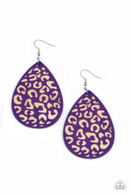 Suburban Jungle Purple Earrings - Jewelry by Bretta