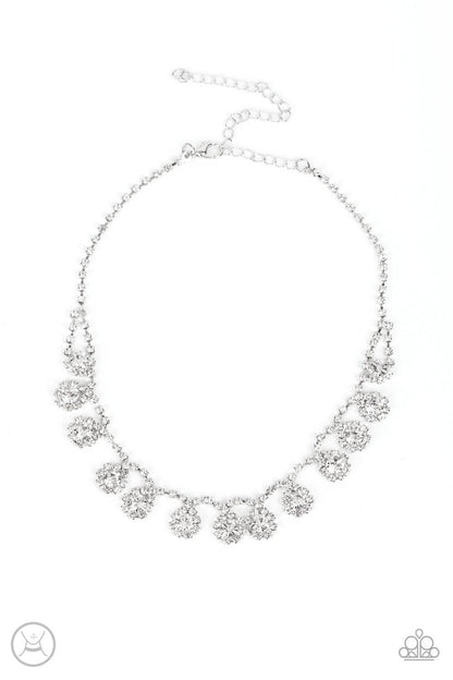 Princess Prominence White Necklace - Jewelry by Bretta