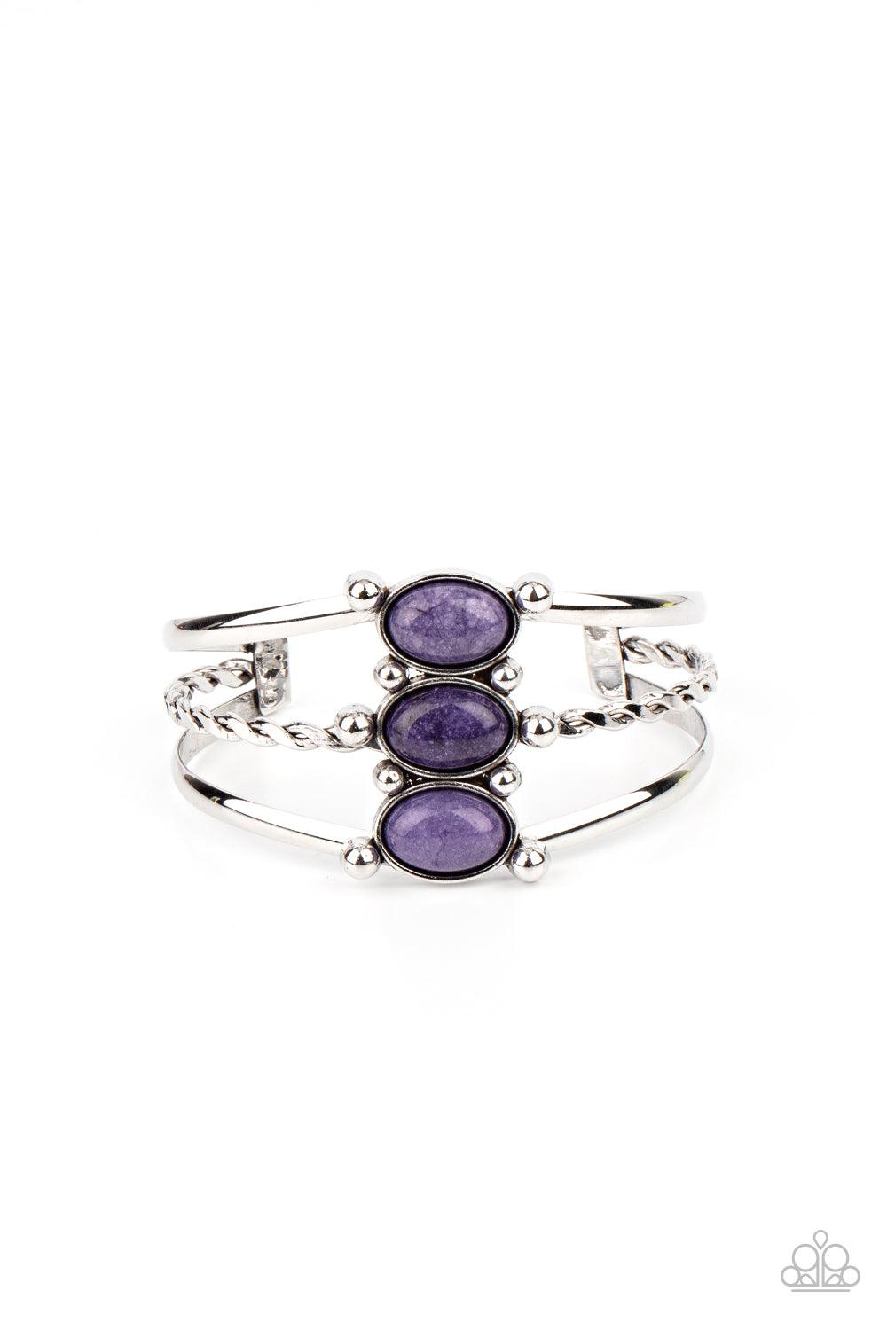 Extra Earthy Purple Bracelet - Jewelry by Bretta