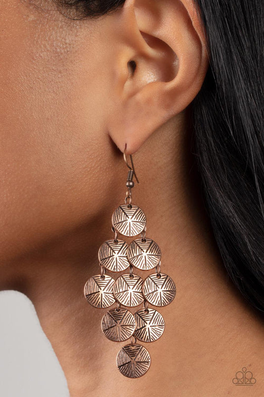 How CHIME Flies Copper Earrings - Jewelry by Bretta