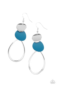 Retro Reception Blue Earrings - Jewelry by Bretta