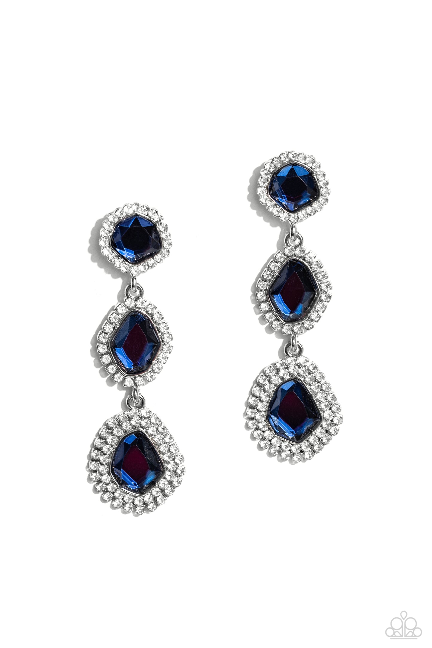 Prove Your ROYALTY Blue Earrings  - Jewelry by Bretta