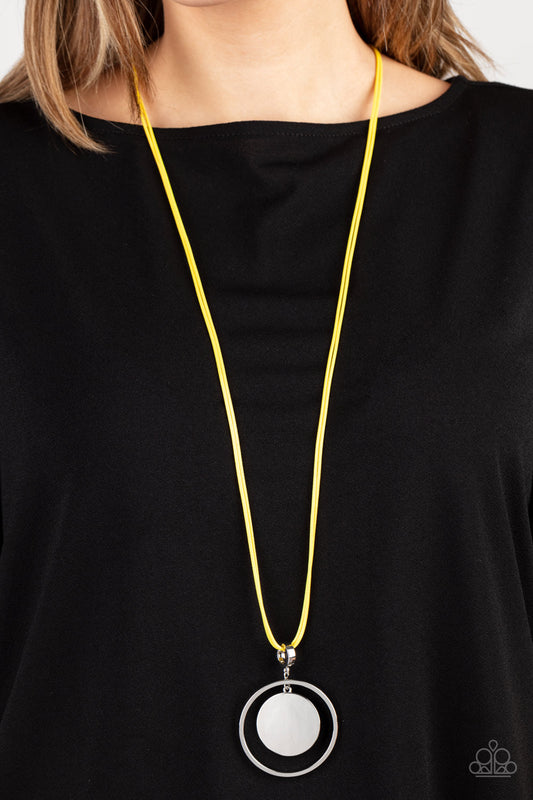 Rural Reflection Yellow Necklace - Jewelry by Bretta
