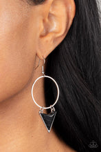 Sahara Shark Black Earrings - Jewelry by Bretta